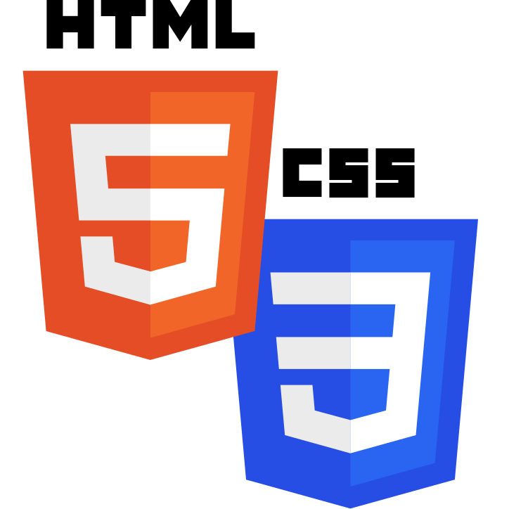 Icon displaying the HTML and CSS Logo