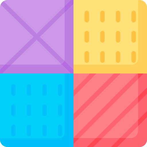 Icon showing some patchwork