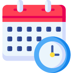 Icon displaying a calendar