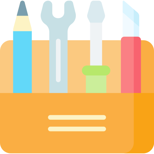 Icon displaying a toolkit