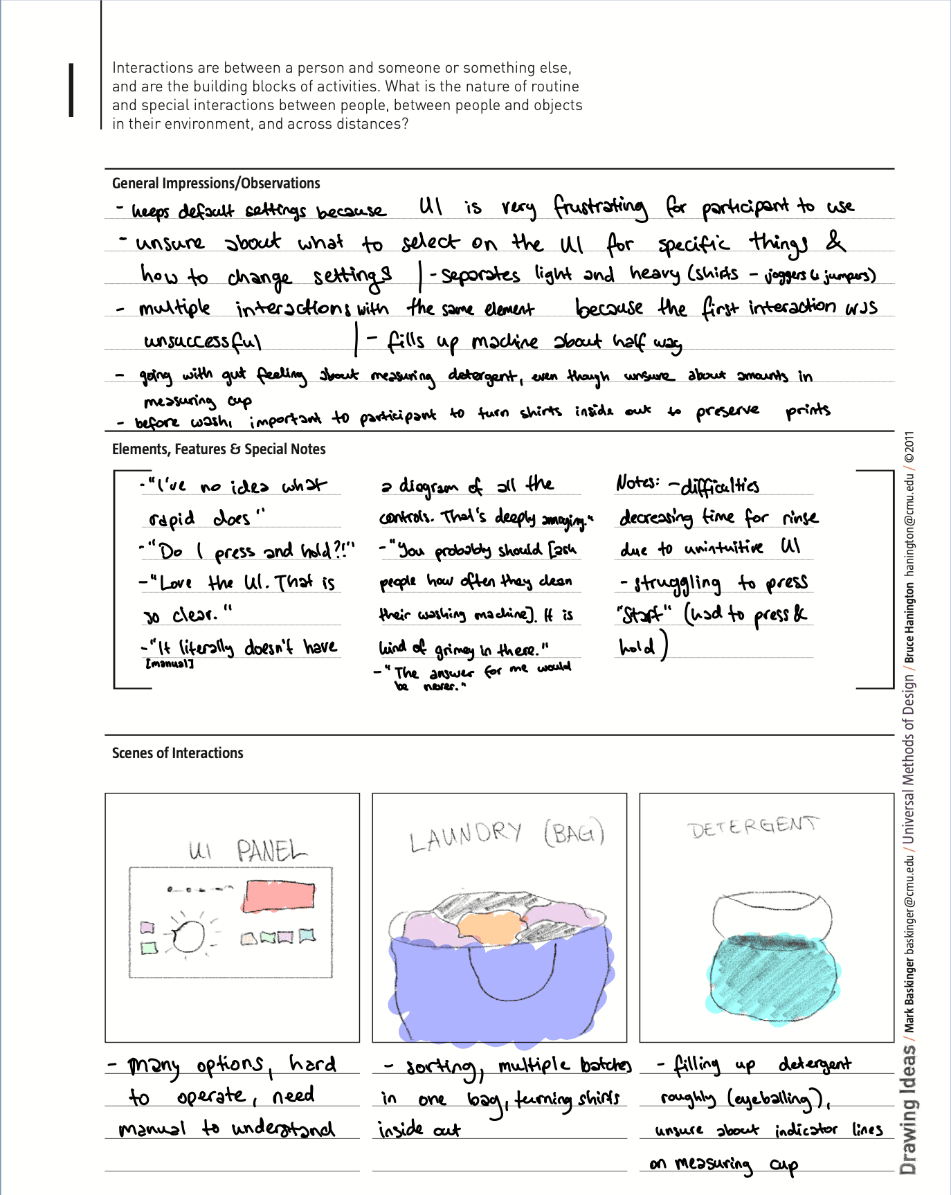 Image of an AEIOU worksheet