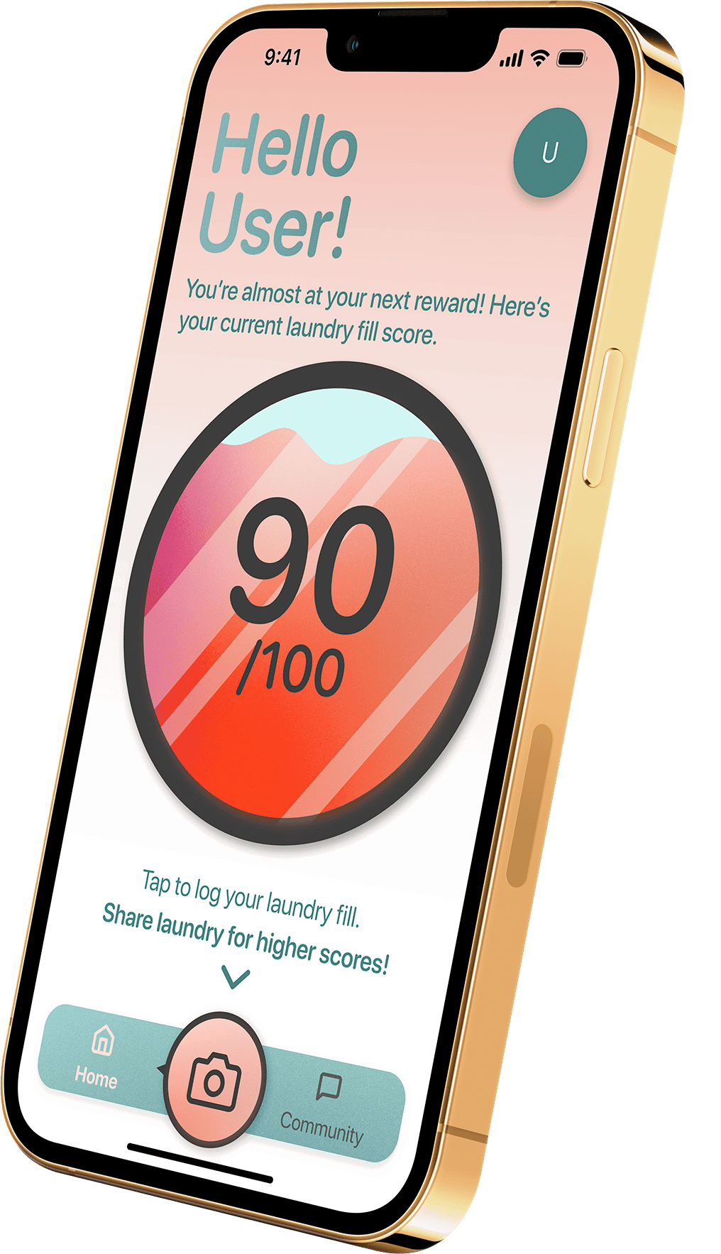 Mockup of the Lausha App